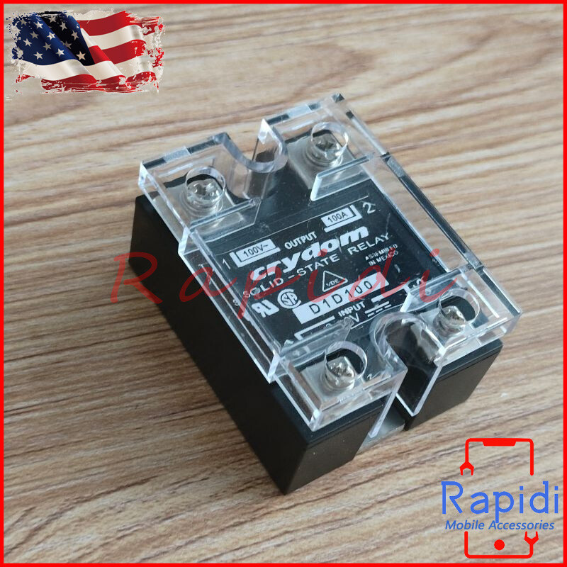 For Crydom D1D100 Solid State Relay 100VDC/100A IP00 SPST 3-32VDC US STOCK