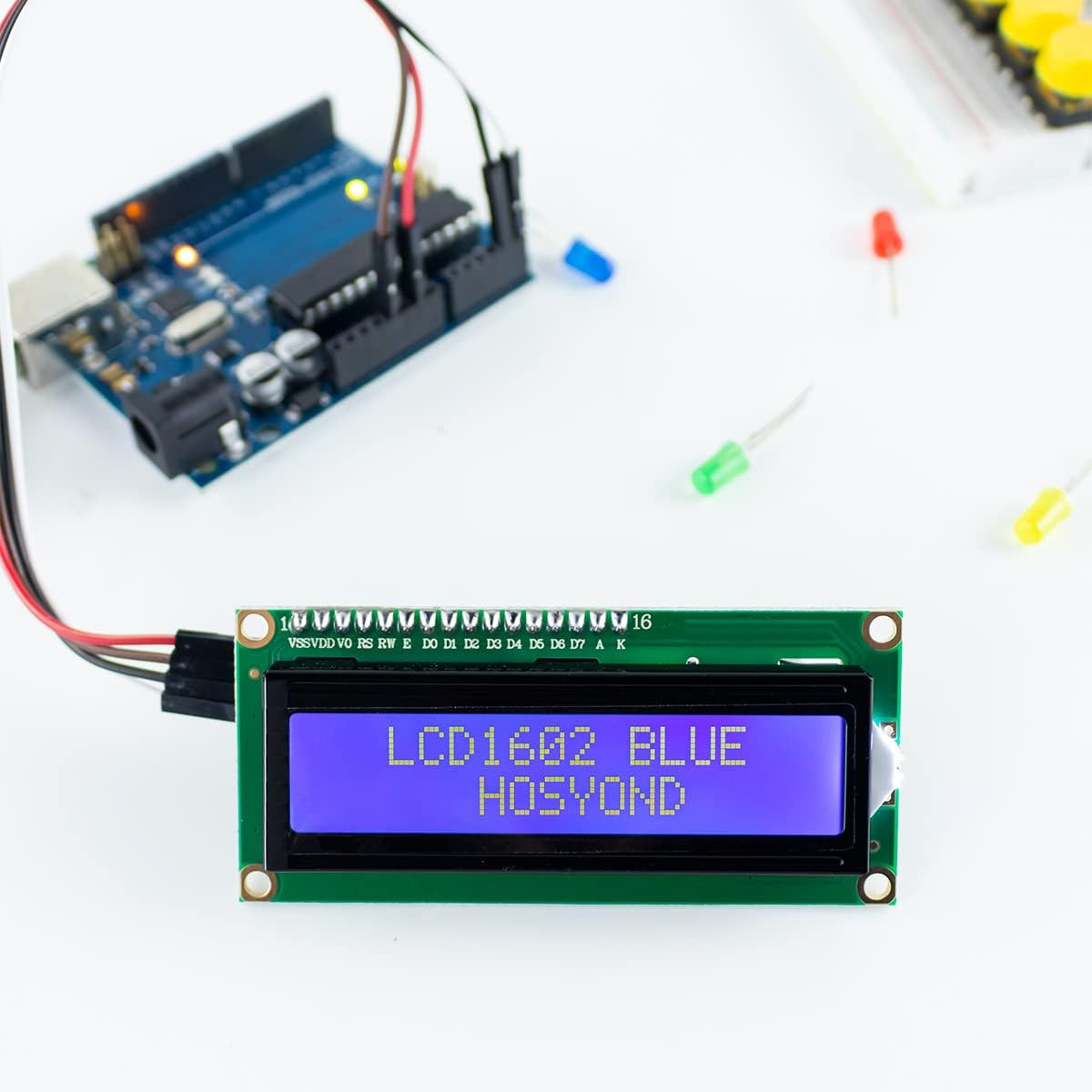 3Pcs I2C IIC 1602 LCD Display Module 16X02 LCD Screen Module for Arduino Raspber