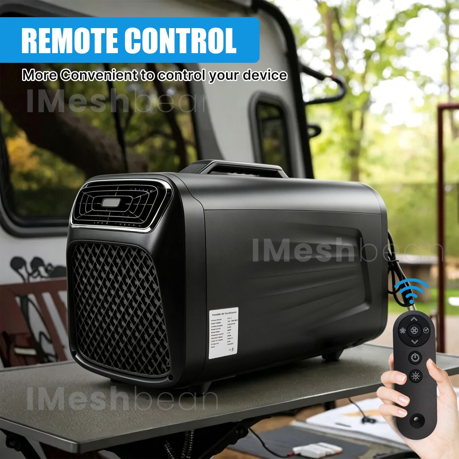 3 IN 1 Portable Air Conditioner 4095 BTU Tent Air Conditioning Outdoor Camping