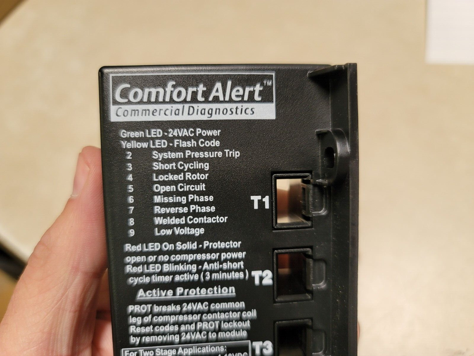 EMERSON 543 0038 01 CARRIER Comfort Alert COPELAND Three Phase Protection Module
