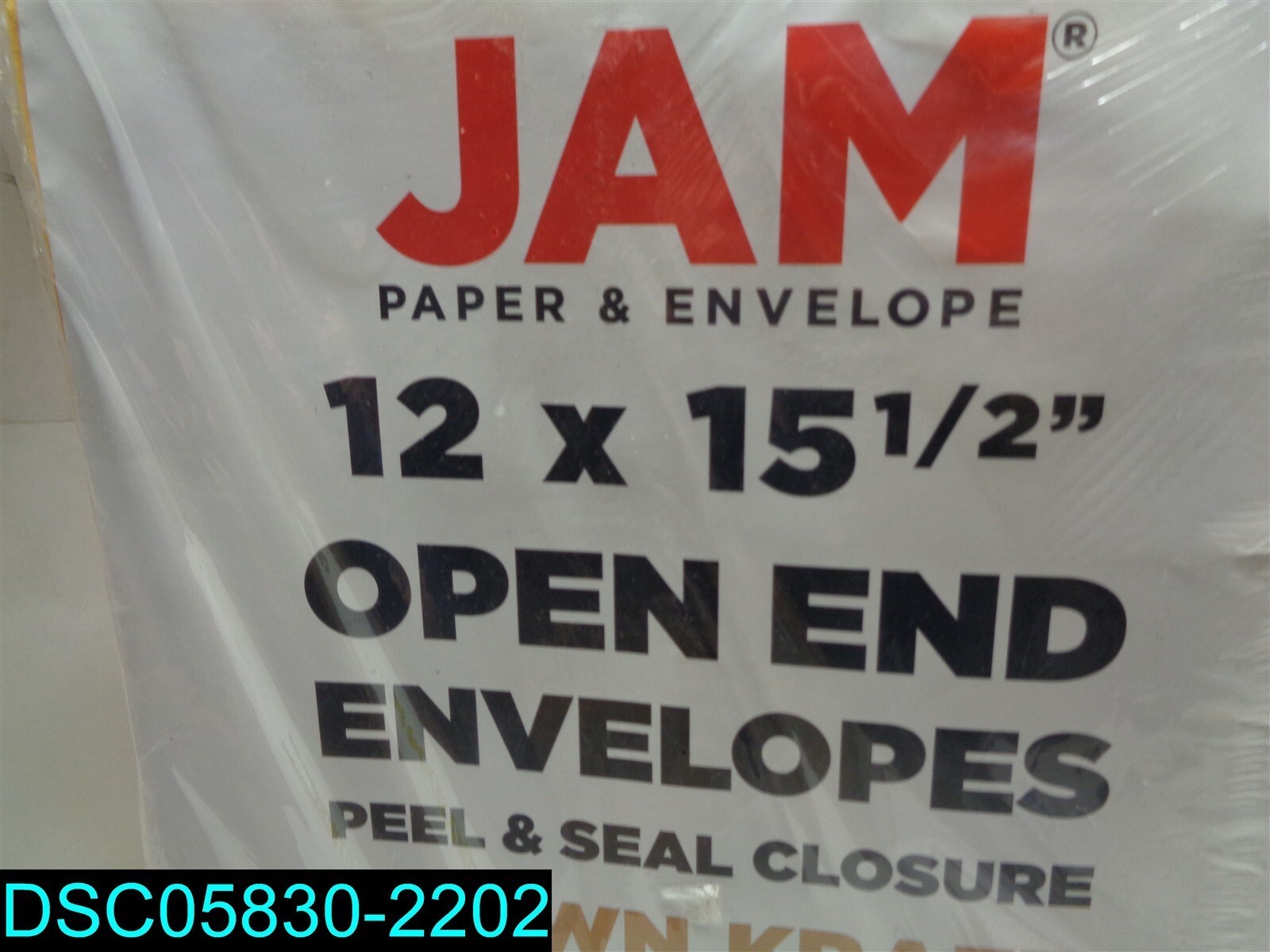 QTY=50: JAM PAPER 12 x 15 1/2 Open End Catalog Commercial Envelopes Manila