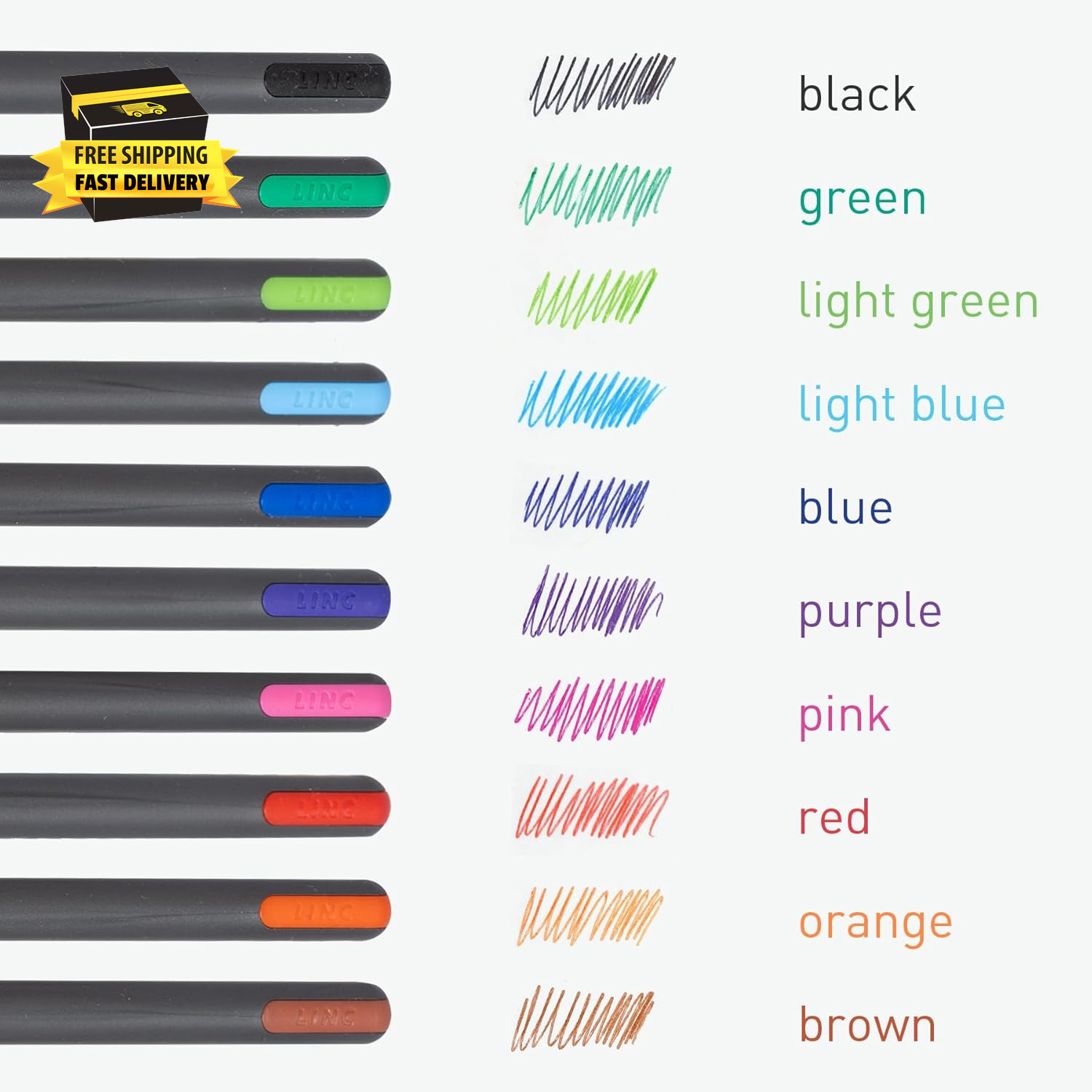 Pentonic Premium Ball Point Pen 1.0 Mm Medium Point, 10-Count, Assorted Colors |