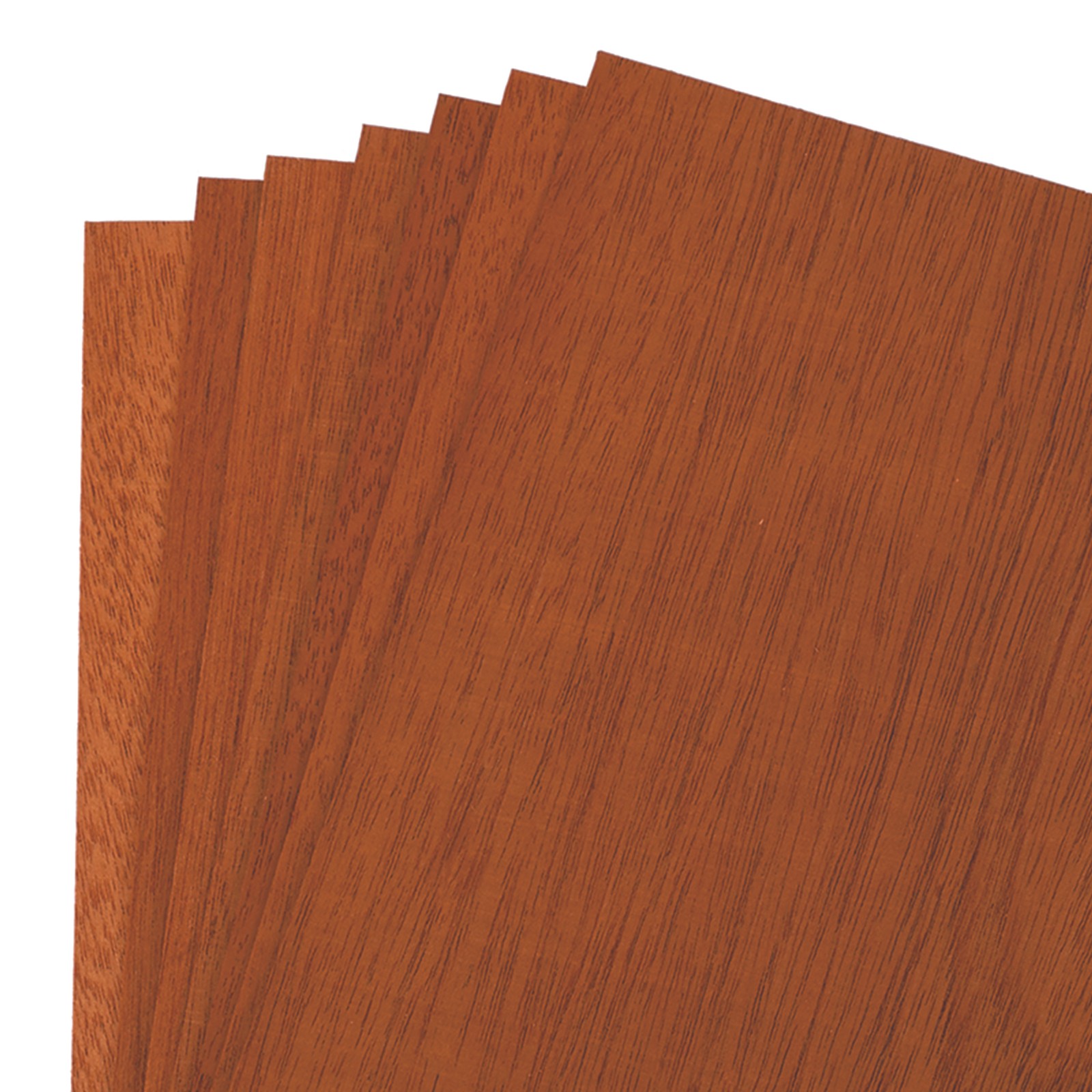Mahogany Veneer 8″ x 8″ 7-Piece