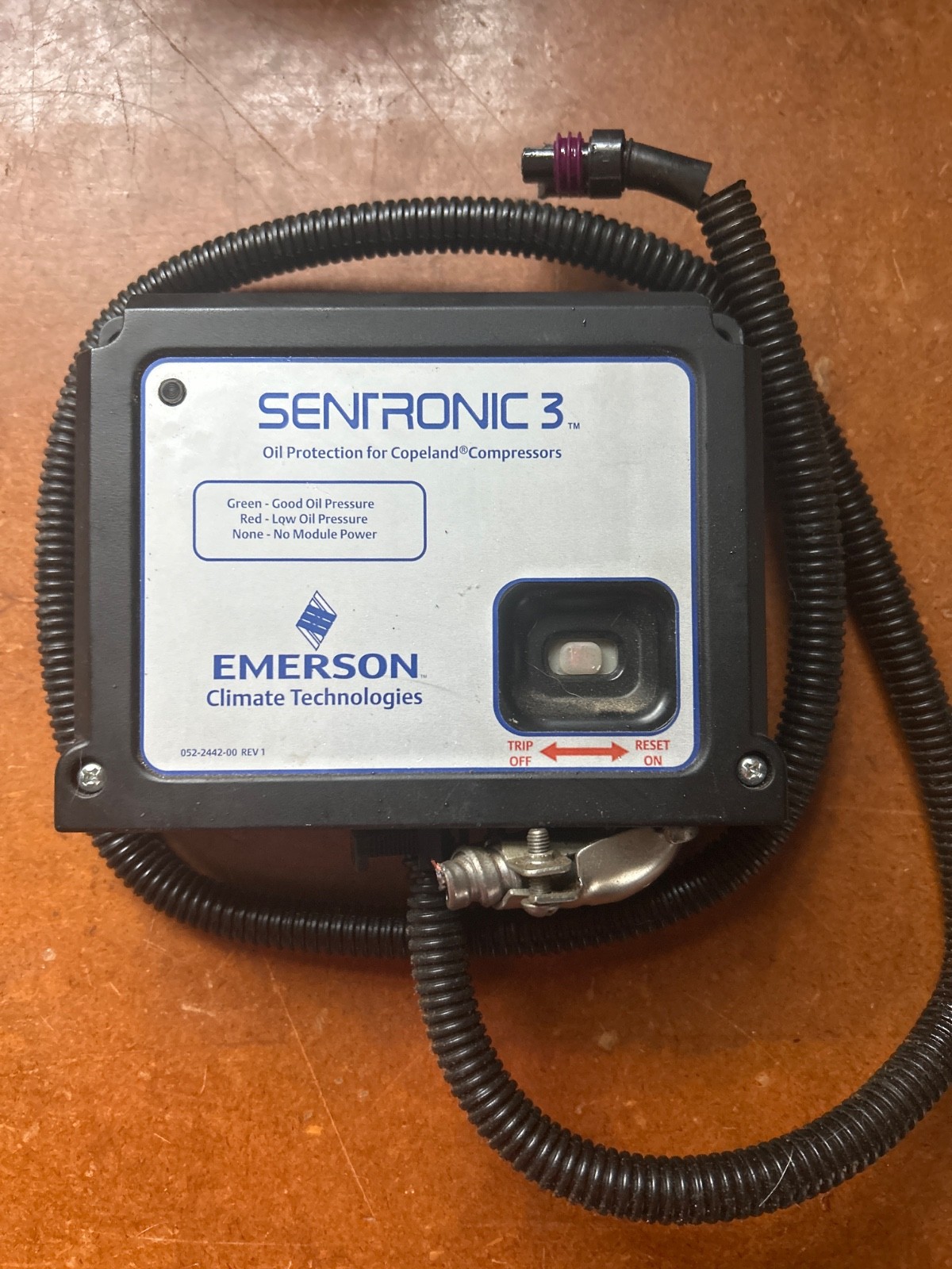 Copeland Sentronic 3 Oil Pressure Control 052-2442-00 Rev 1 Untested
