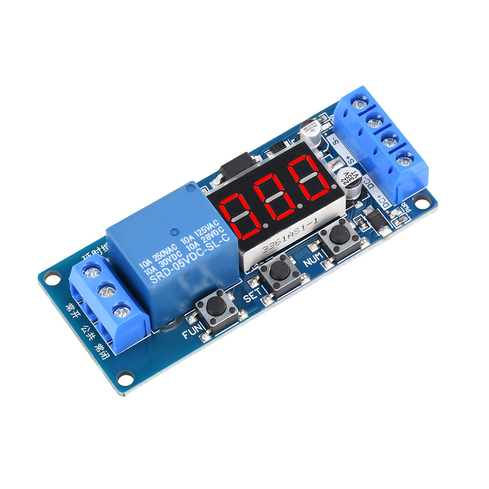 DC 3V 5V 12V 24V Digital LED Timer Delay Relay Start Switch Time Relay Module