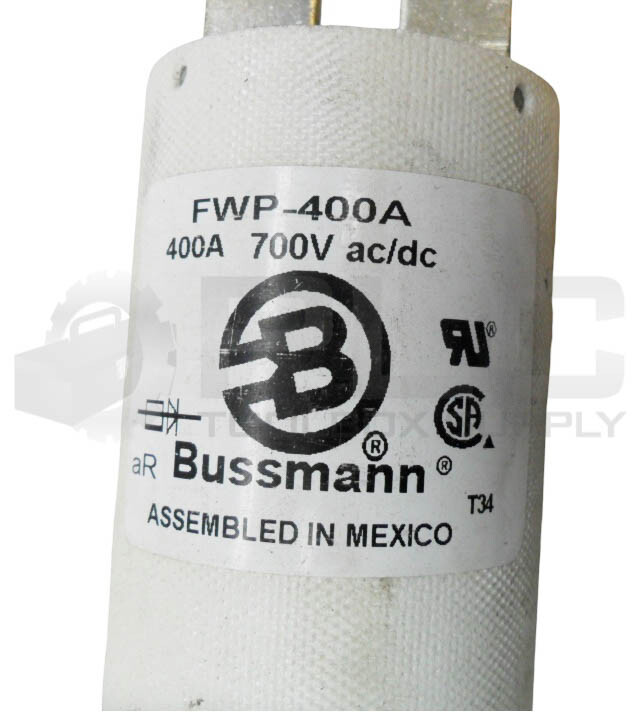 NEW BUSSMANN FWP-400A SEMICONDUCTOR FUSE 400A 700V AC/DC *READ*