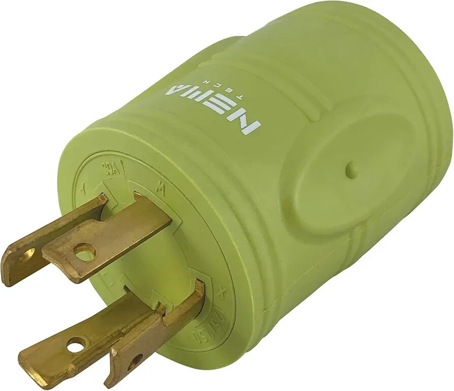 You get 2NEMA L14-30P to TT 30R 30 Amp RV Generator Adapter 4 Prong 30A L14-30P