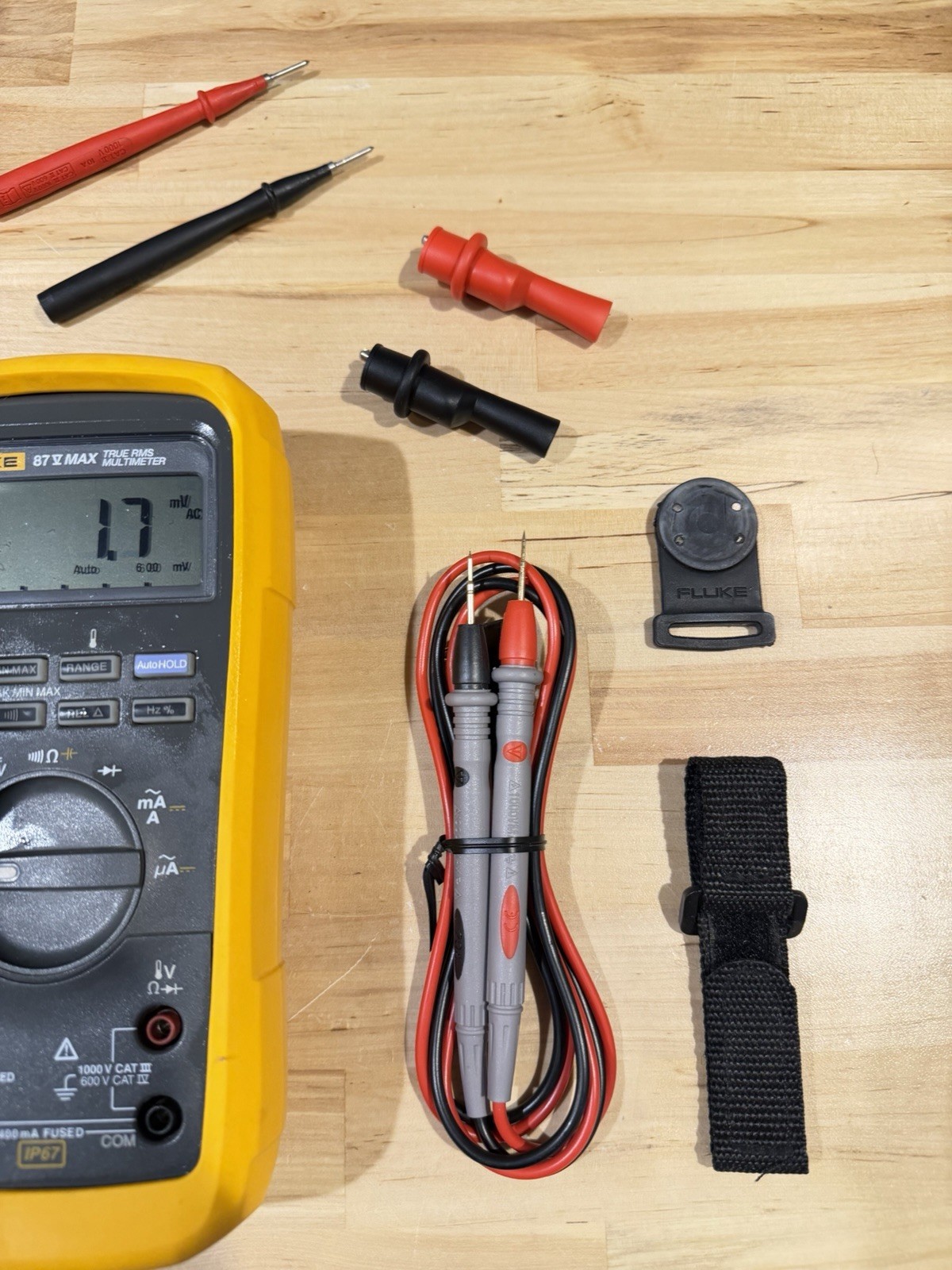 FLUKE 87V-MAX/E2 INDUSTRIAL COMBO KIT (TESTED) SHIPS FAST