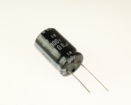 LOT OF 10 SM100VP102M25X40LLE UCC CAPACITOR 1,000UF 100V