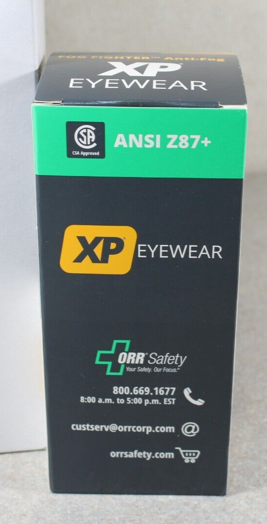 CASE OF 12 ORR Safety Eyewear XP710 Clear Lens Anti Fog ORRAAXP710PGCLF