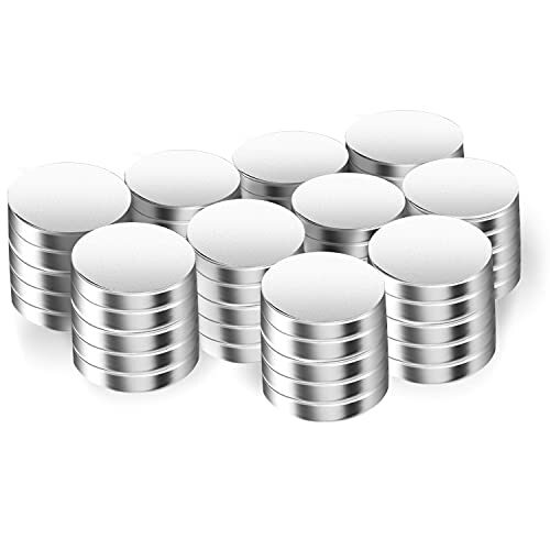 Magnets, 50 PCS Small Refrigerator Magnets Round Disc Magnets,10mm x 2mm , 50pcs