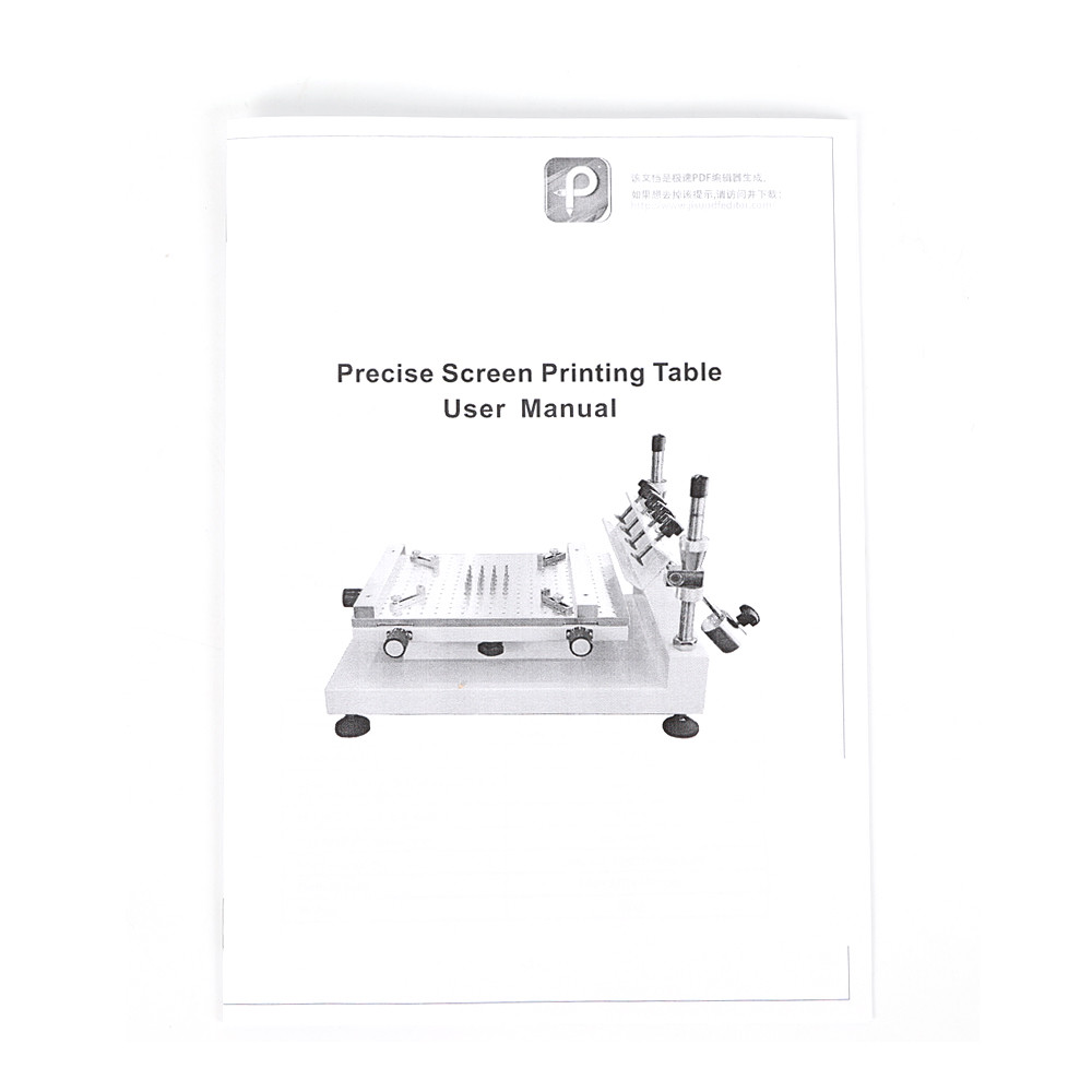 3040 Solder Paste Printer PCB SMT Manual Stencil Printing Platform 300mm*400mm