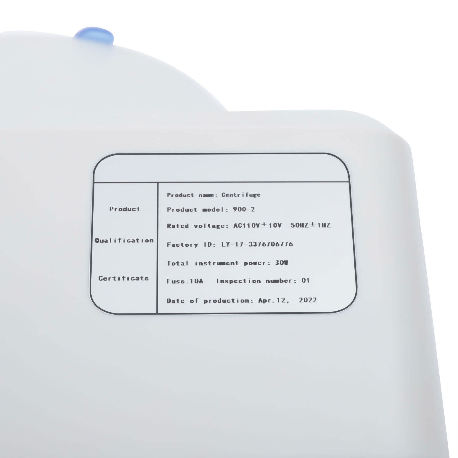 Portable Medical Lab Centrifuge Electric PRP Centrifuge Machine 4000rpm 6x20ml