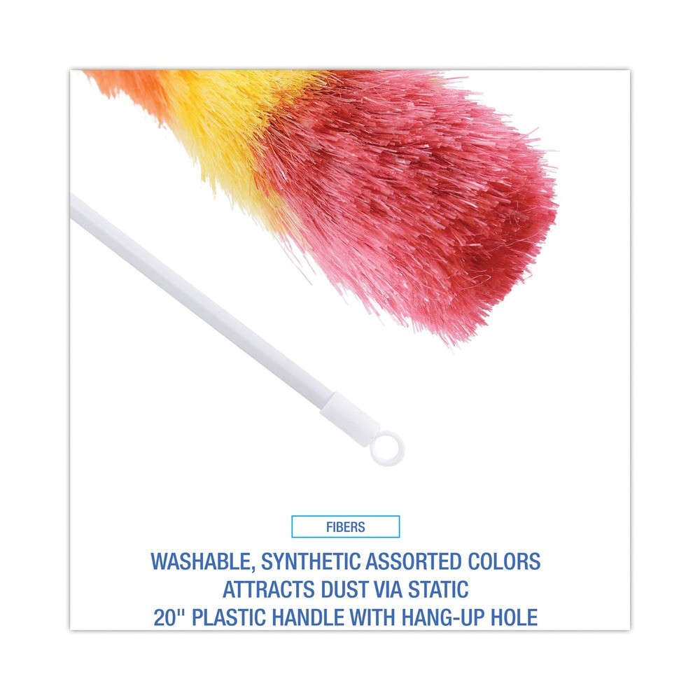 Boardwalk 9441 Polywool Duster with 20″ Plastic Handle – ASST CLR New