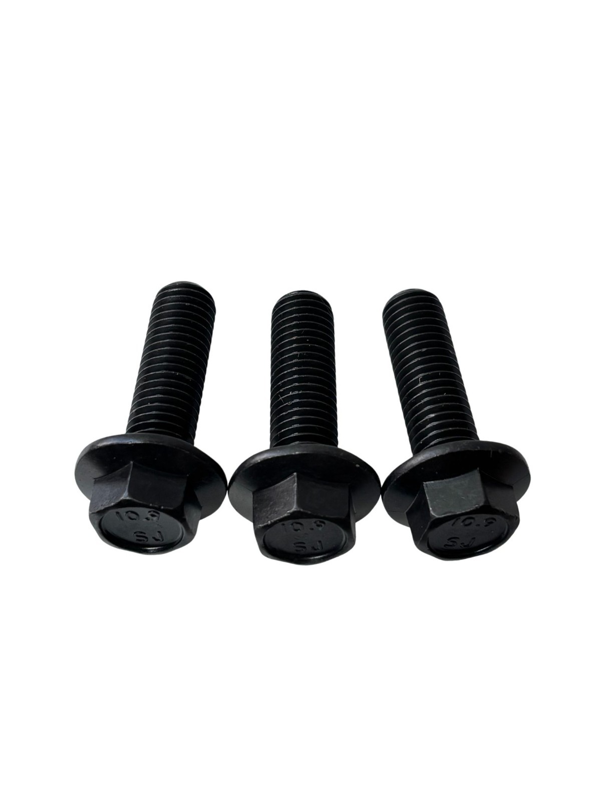 25 pcs M12-1.75×50 Hex Flange Frame Bolt Class 10.9 DIN 6921 Zinc Phosphate Oil