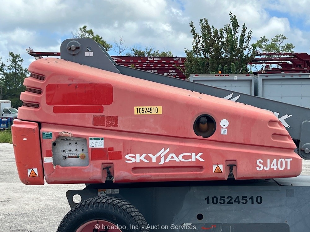 2016 Skyjack SJ40T 40′ 4WD Diesel Telescopic Boom Lift Aerial Platform bidadoo