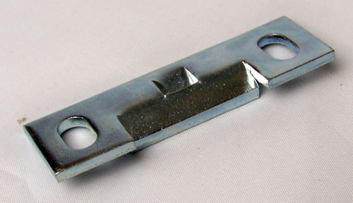 Custom Polished Stainless Steel Paddle Handle Door Latch + Latch Strike Plate