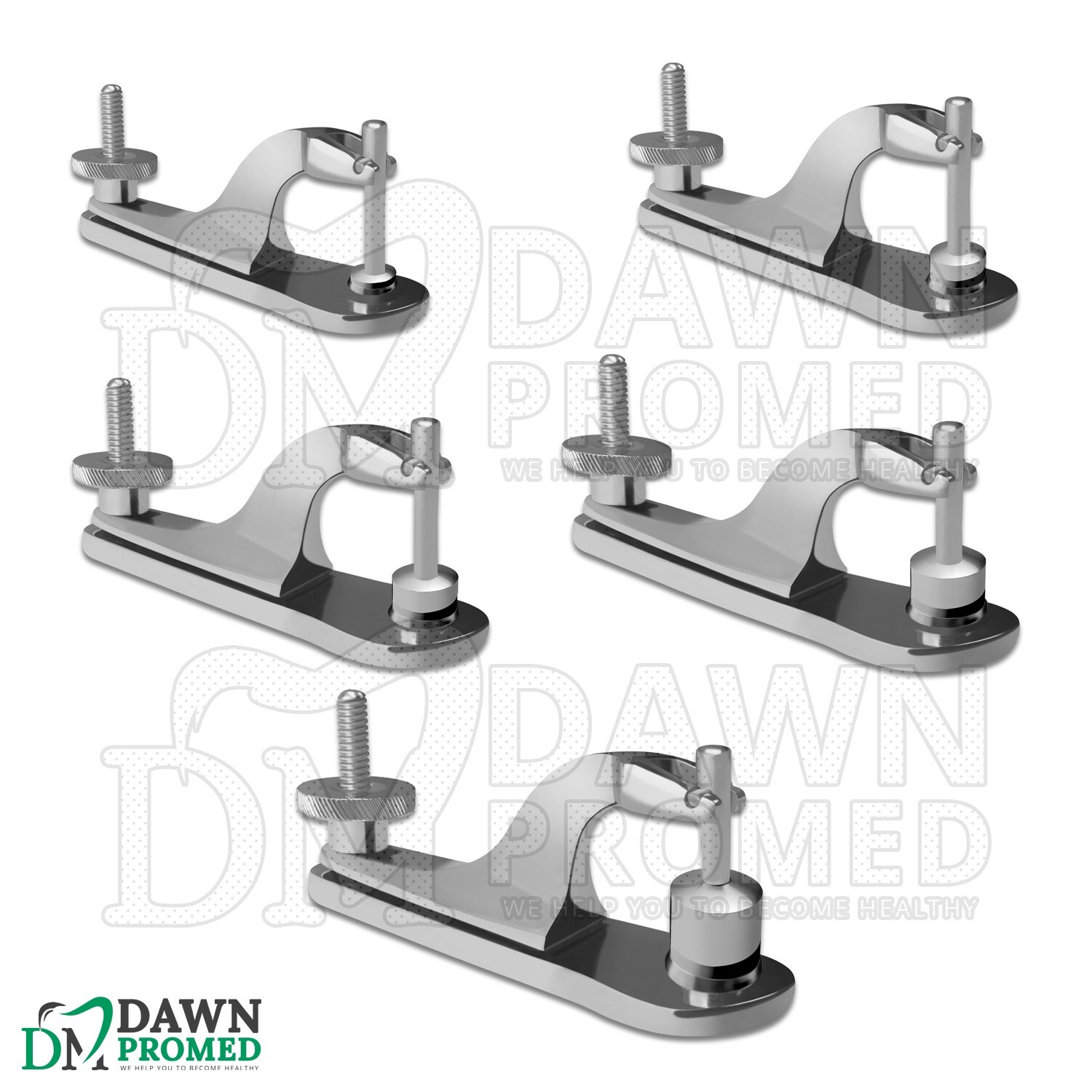 Gomco Circumcision Clamp 5 Pcs Set 1.1, 1.2, 1.3, 1.4, 1.6cm Instrument German G