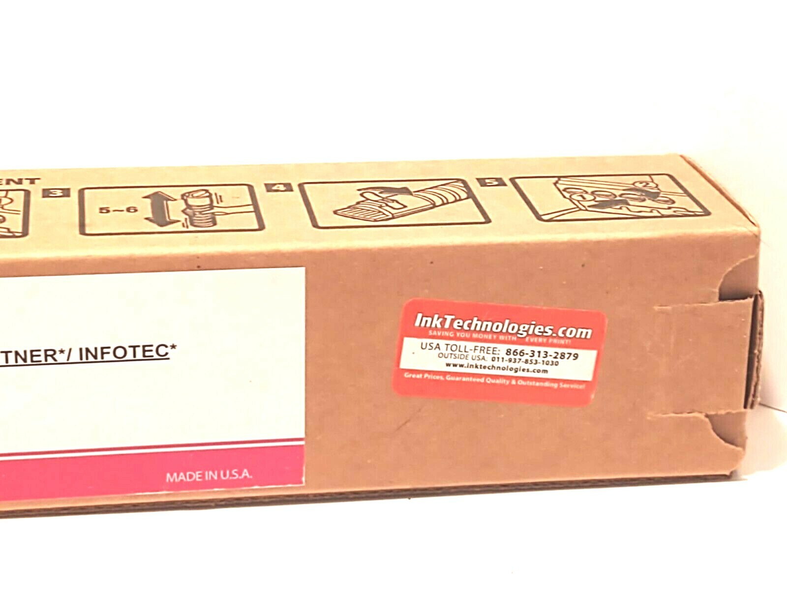 Ricoh Savin Lanier MP C2550/C9025/LD525C Magenta Copier Toner Cartridge USA