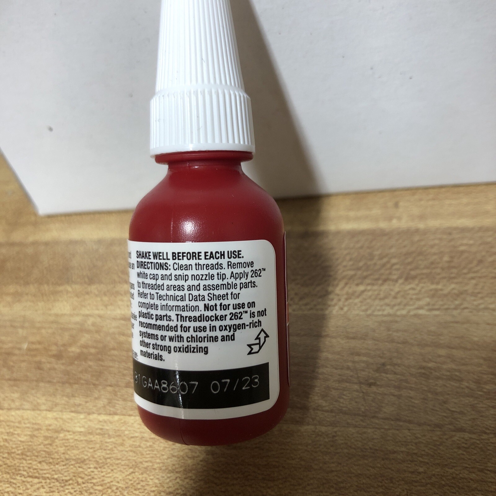Loctite 262 High Strength Threadlocker 231926 10ml Exp 07/23 New