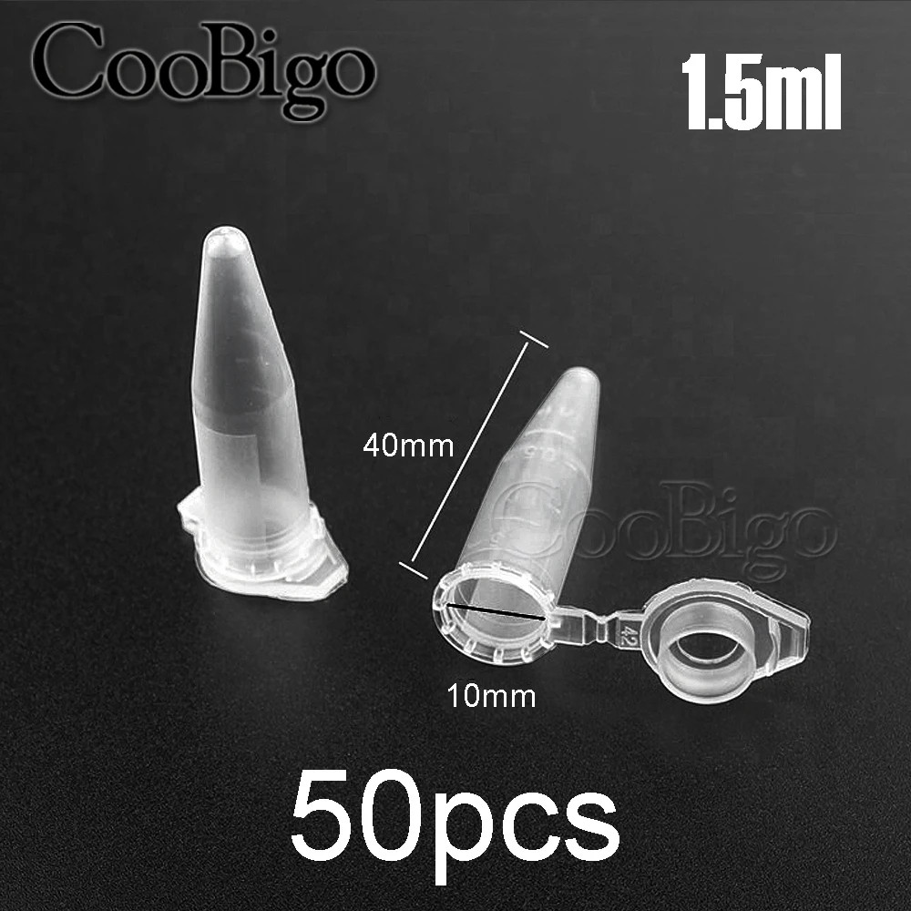 0.2-10ML Plastic Garden Seed Storage Bottles Centrifuge Tube Container with Cap