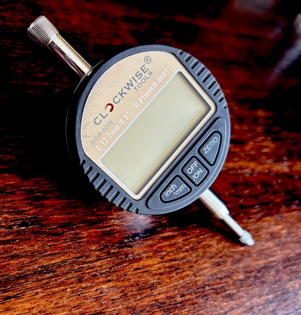 Clockwise Tools DIGR-0055 Digital Indicator 0-0.5″/12.7mm