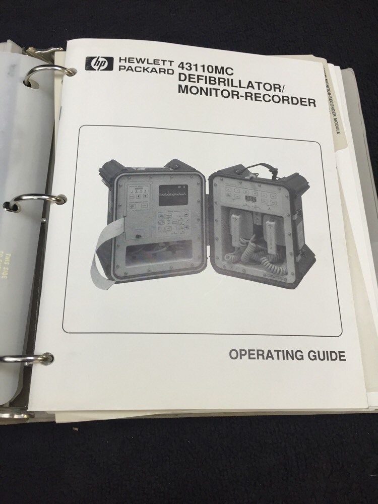 HP HEWLETT PACKARD Electrocardiograph Monitor Recorder 43200MC in Pressure Case