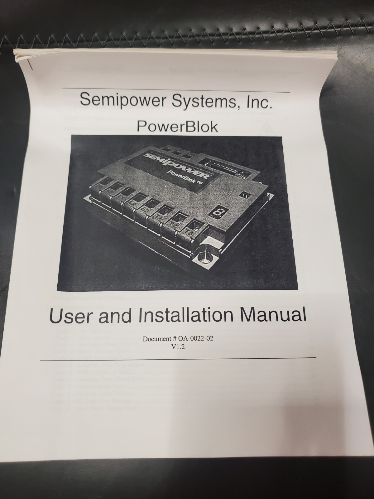 Semipower PowerBlok PDM1001ECSWCOOS Semipower System Inc