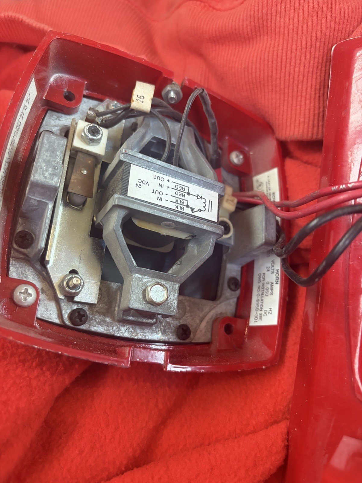 Rare Vintage Edwards GS Series 895B-301 Fire Alarm Horn Strobe – Adapta Horn