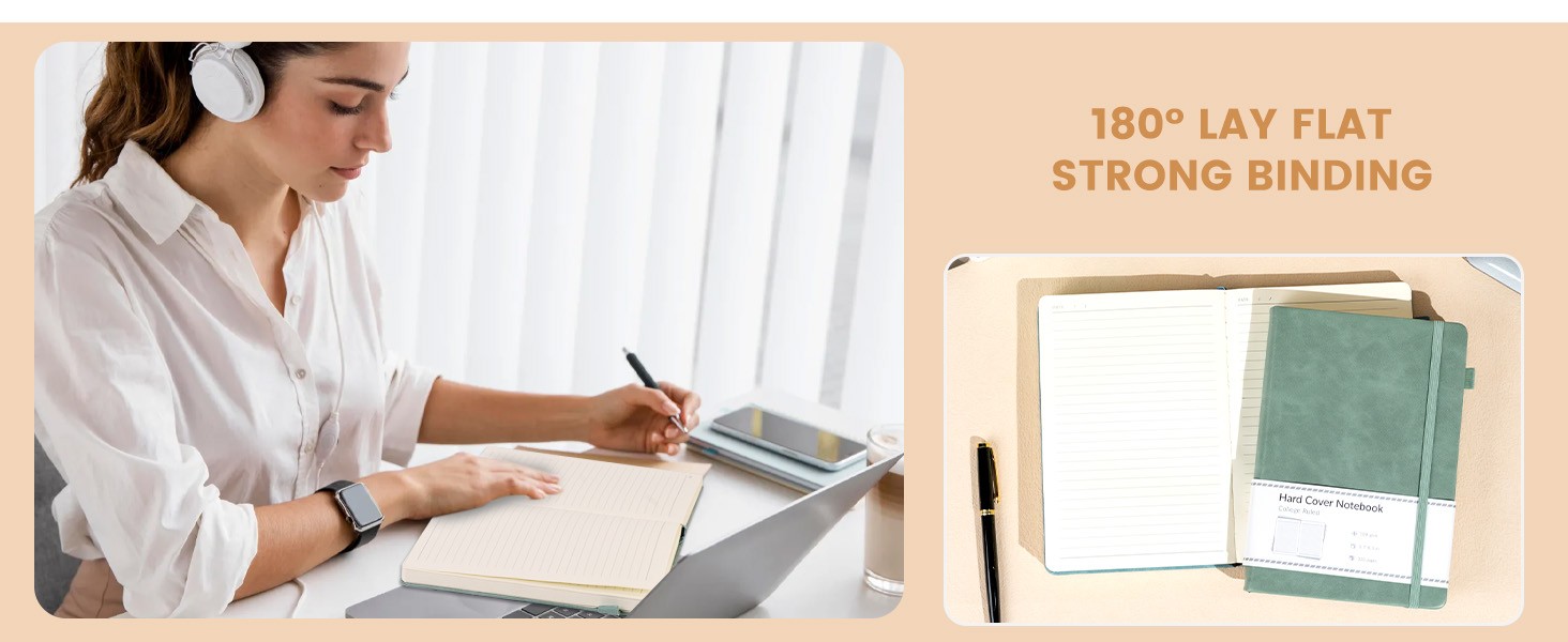 Journals Notebooks for Women Men 2 Pack: Journaling Notebooks Journals for