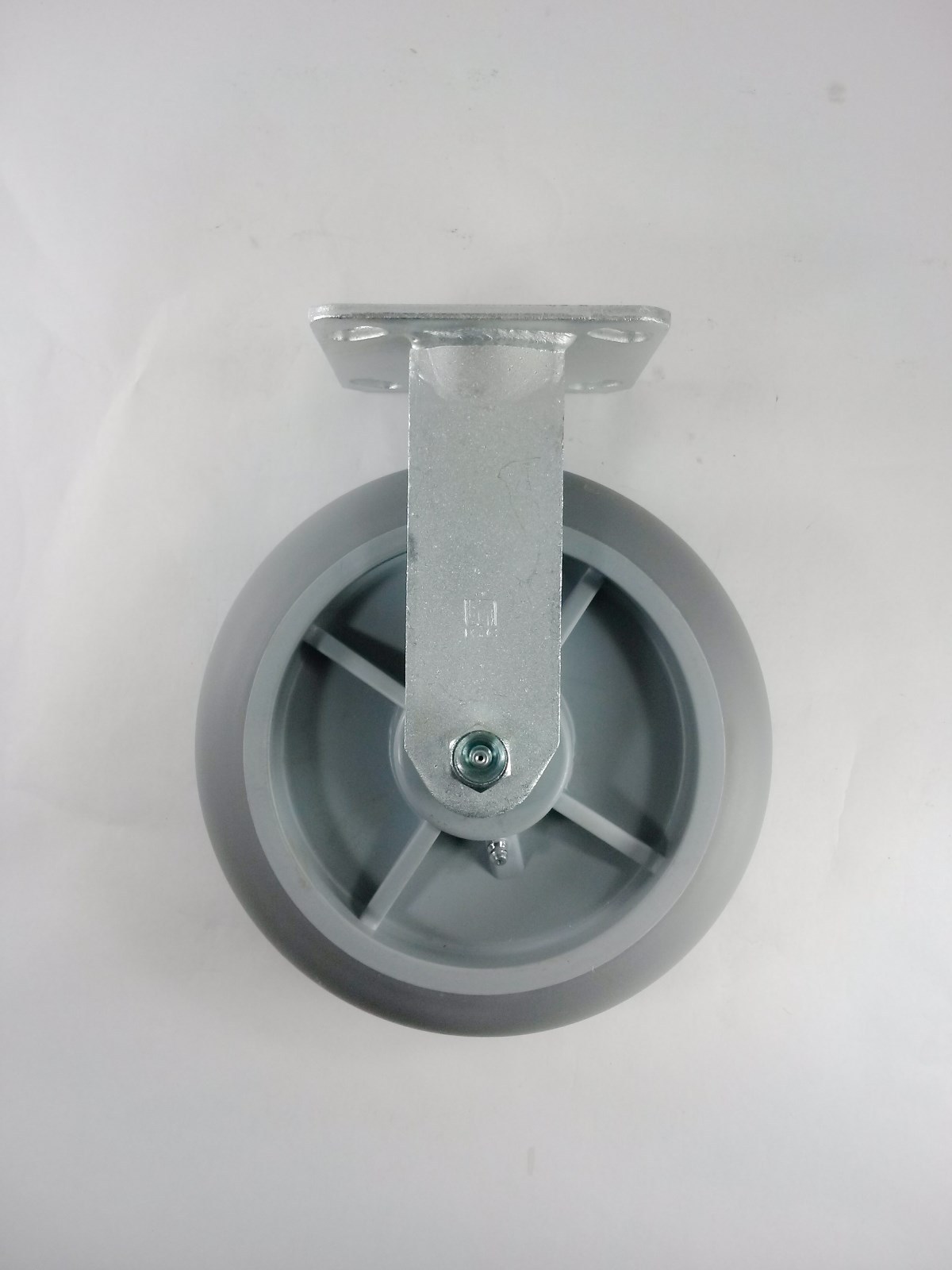 8″ x 2″ Non-Marking Rubber Caster – Rigid (2EA) & Swivel with Brake (2EA)