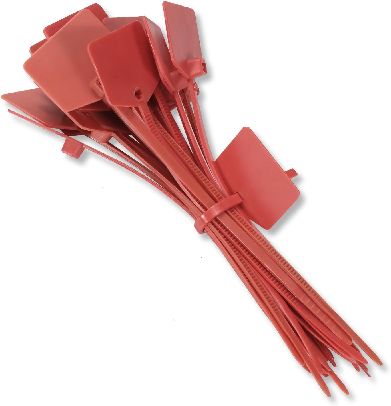 4 in Marker Nylon Cable Ties, Plastic Water Proof Tags, Self-Locking Written-on