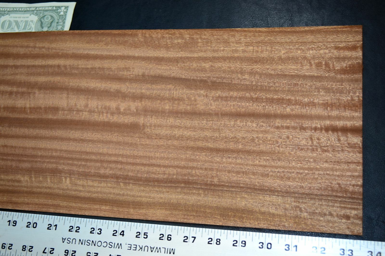 Mahogany Wood Veneer Sheet 8.5 x 33 inches 1/42nd F8630-12