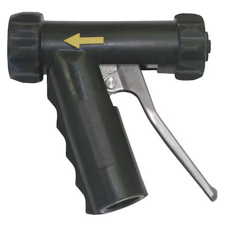 Sani-Lav N1ab Pistol Grip Spray Nozzle, 3/4 In Fght, 5-1/2 In L, 150 Psi, 7