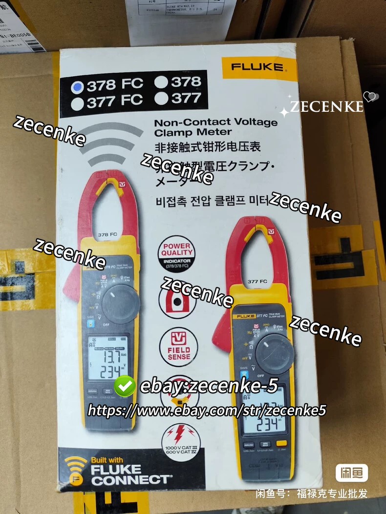 Fluke 378 FC Non-Contact Voltage Clamp Meter