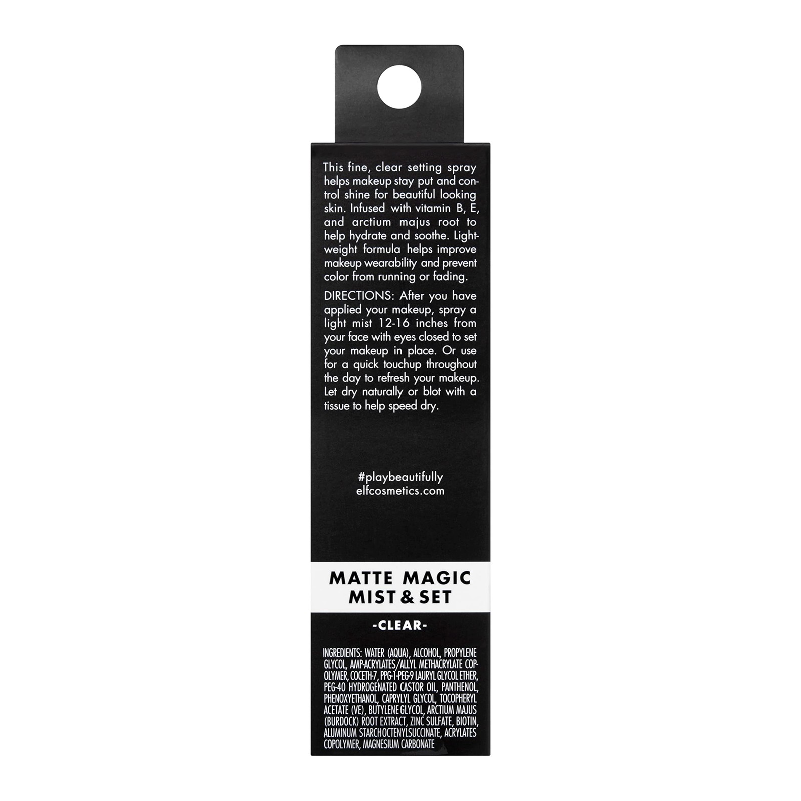 e.l.f. Matte Magic Mist & Set Spray, Long Lasting, Mattifying, 2.0 Fl Oz
