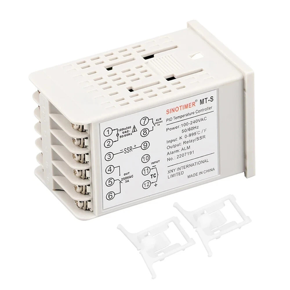 Digital PID Temperature Controller Thermostat Fahrenheit Relay/SSR AC 100V-240V