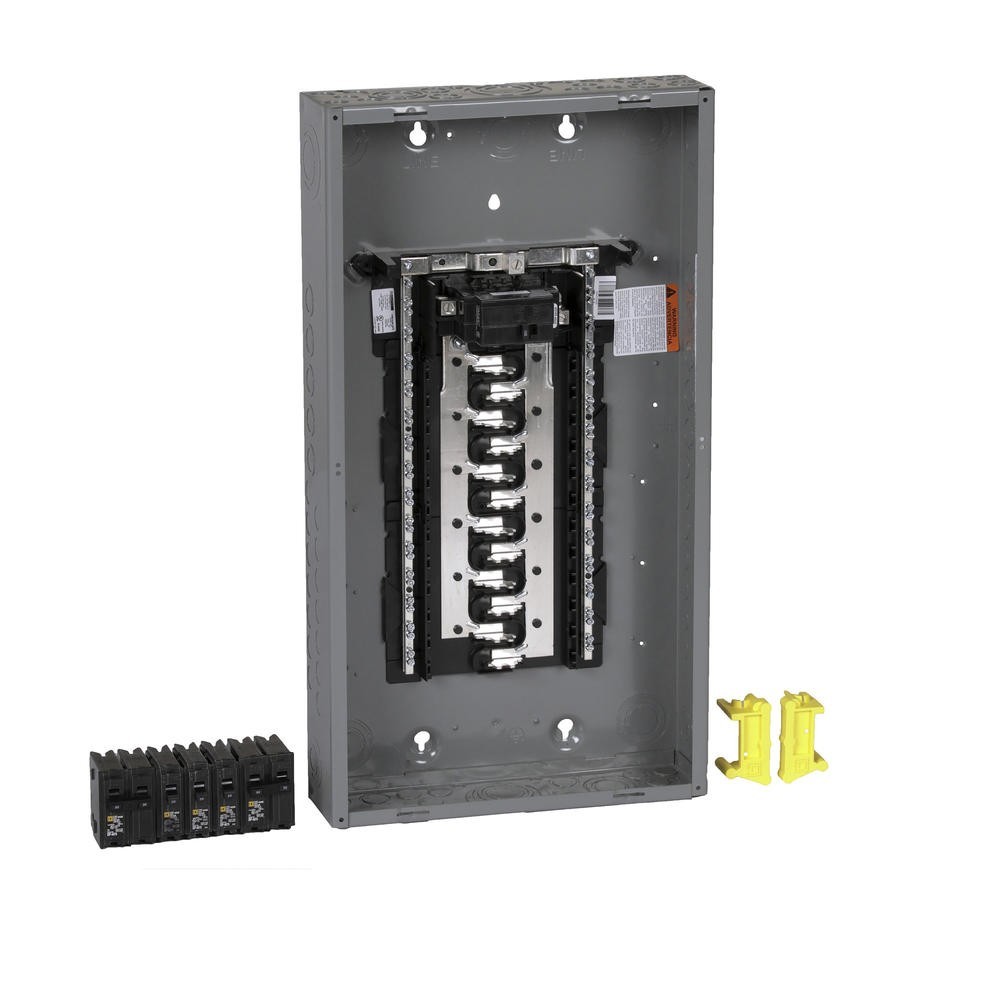 100 Amp 24 Space 48 Circuit Main Breaker Plug On Neutral Load Center Value Pack