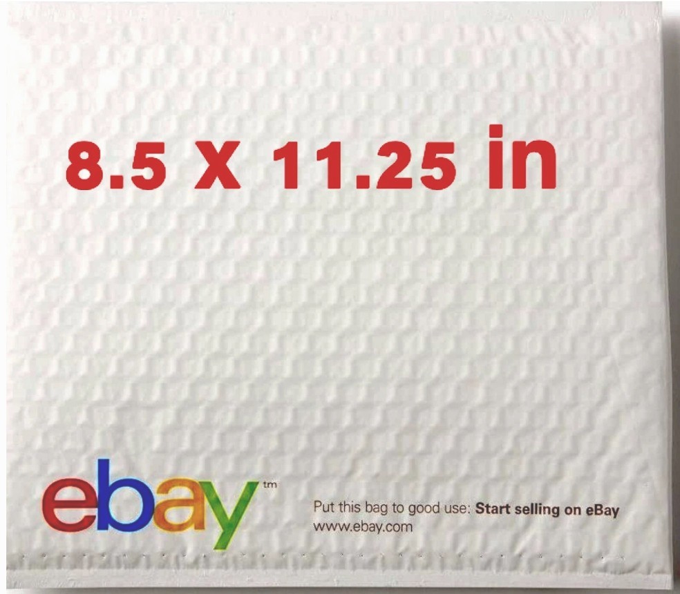 25 AIRJACKET Padded eBay Branded Shipping Supplies BUBBLE ENVELOPES 8.5″x 11.25″