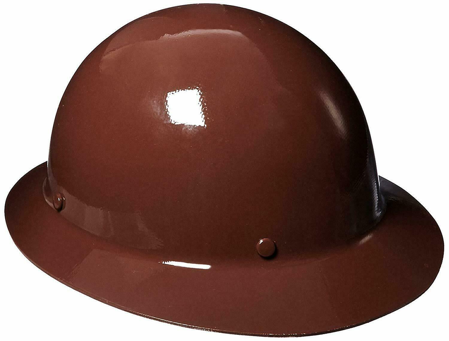 MSA Safety 454672 Skullgard Brown Protective Hat w/ Staz-On Suspension