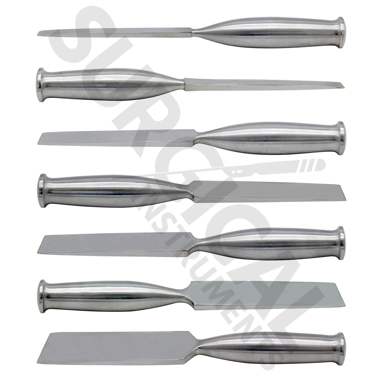 7 Pieces Set of Smith-Peterson Osteotomes Orthopedic Surgical German Grade