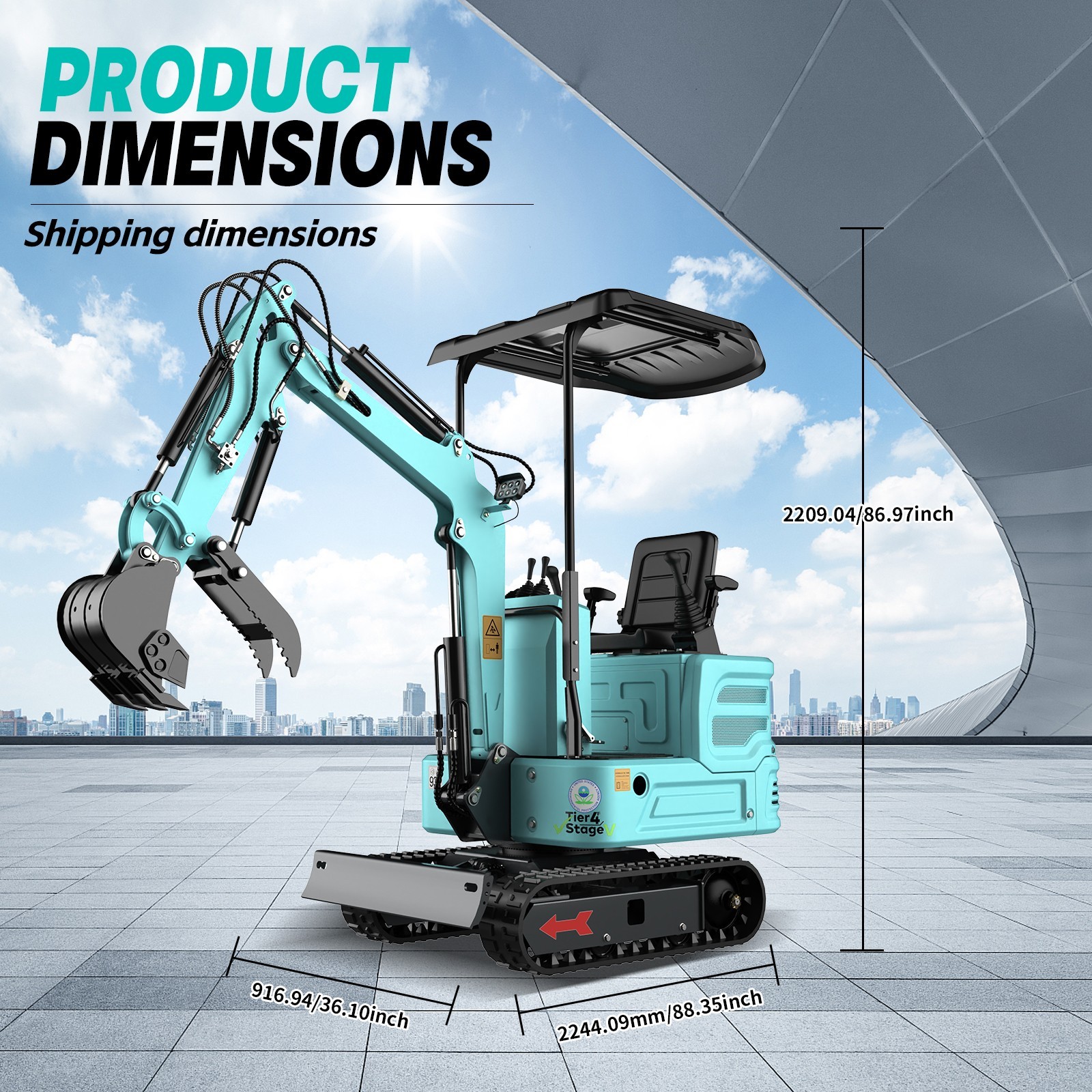 1.4 Ton Mini Excavator KUBOTA Diesel Digger Pilot System Hydraulic USA STOCK