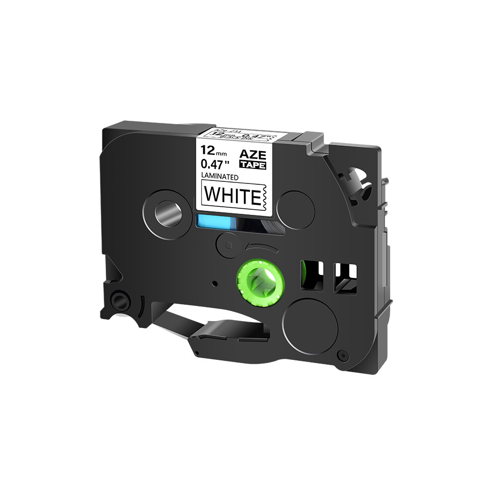 3PK Black on White Label Tape for Brother PT-H110 TZ-231 TZe-231 12MM 0.47″ tape