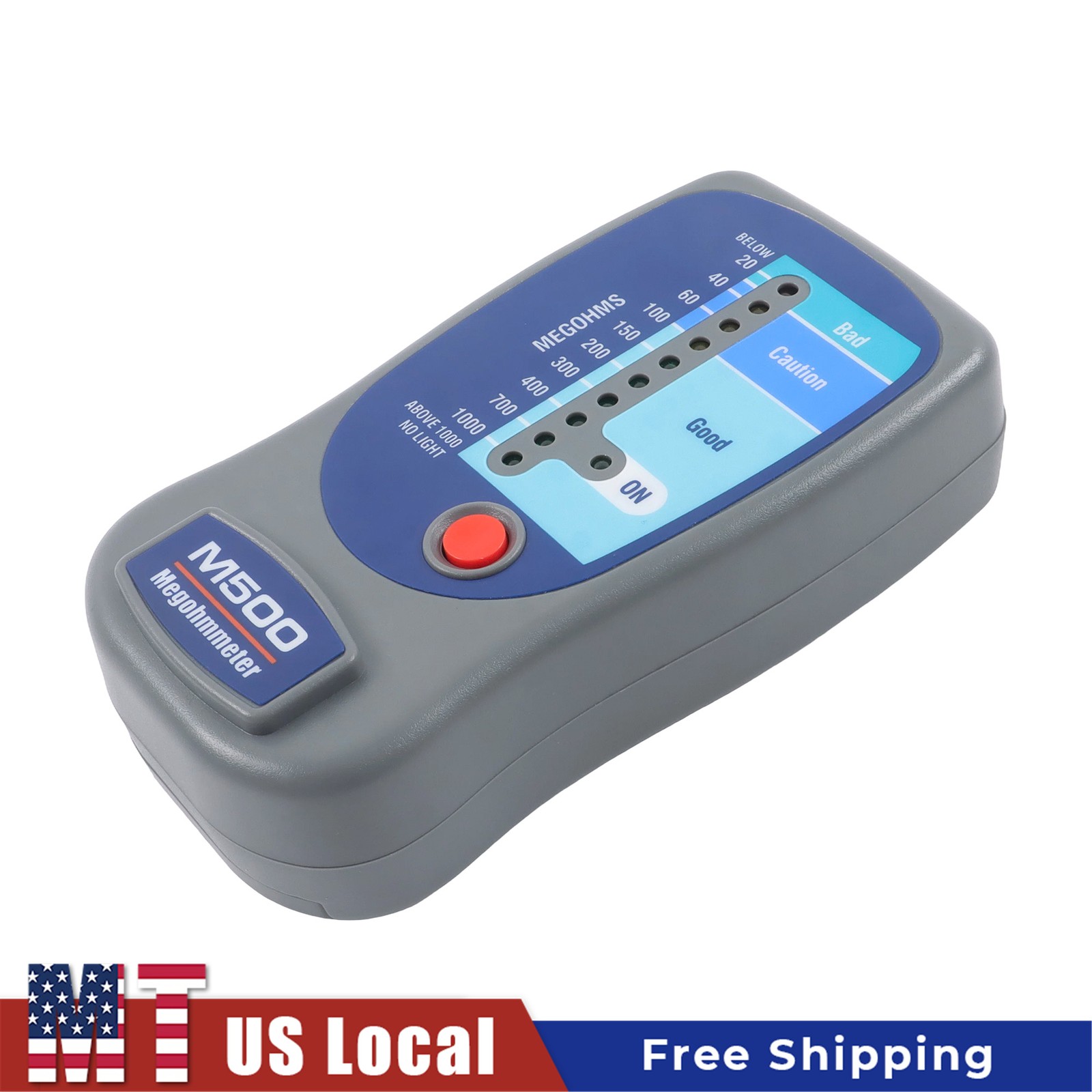 Digital M500 Insulation Tester, Megohmmeter & Compressor Tester for HVAC