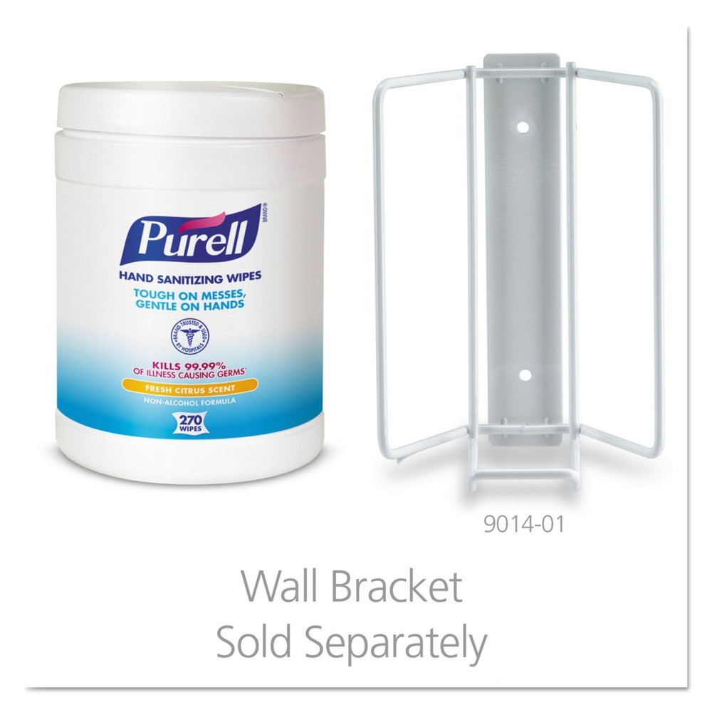 Purell 911306EA 6.75 in. x 6 in. Sanitizing Hand Wipes – Fresh Citrus, White New