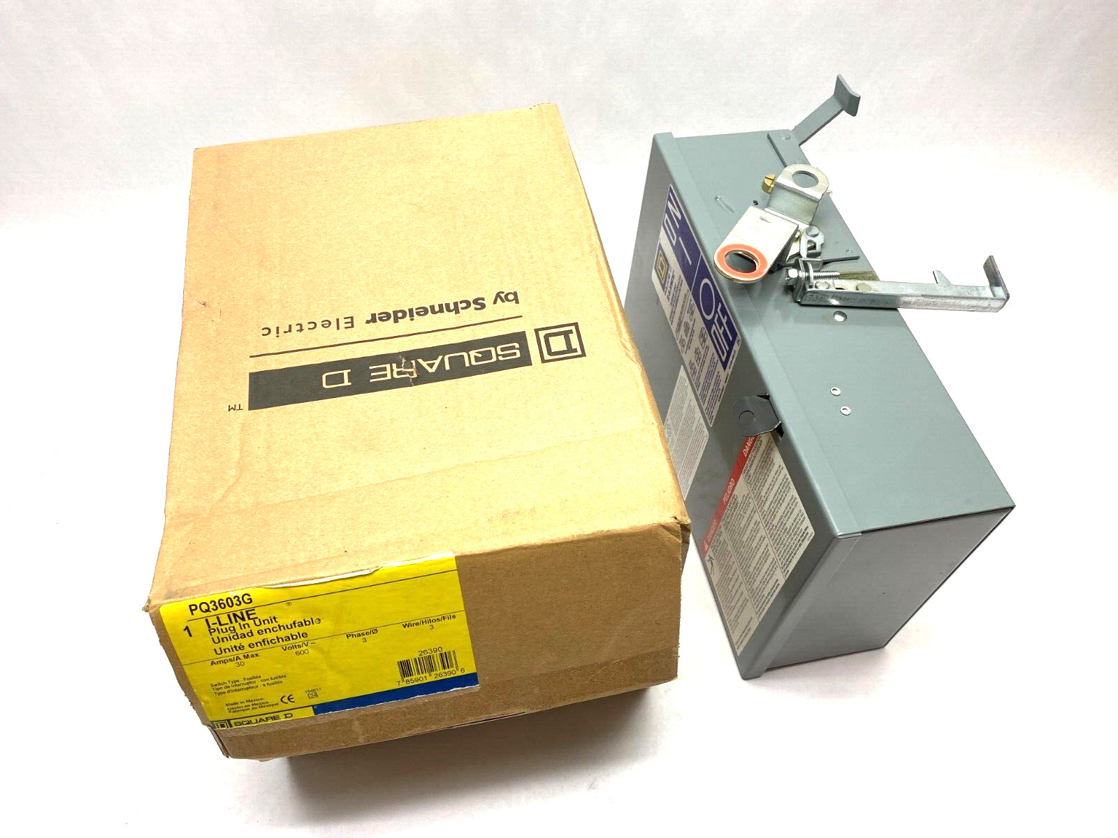 Square D PQ3603G I-LINE Fusible Busway Plug-In Unit 3-Phase 30A 600V