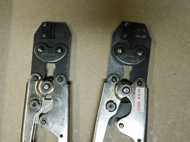ITT Cannon OCTP-75 OHM 30 AWG CCT-D-C-1 Crimpers 3 pieces in LOT # 31