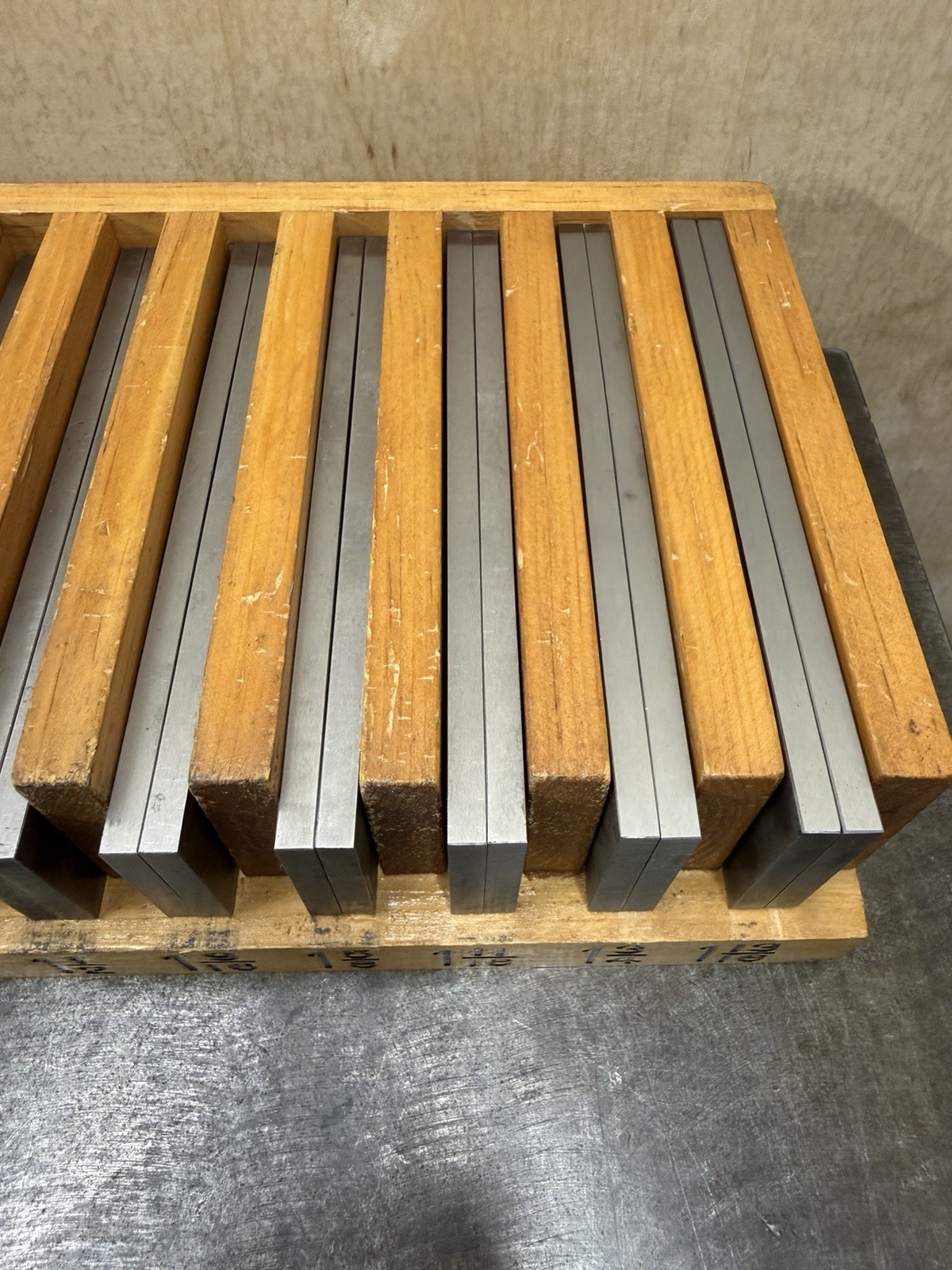 Complete Set Of Precision Parallels 1/2″ To 1-13/16″ Ralmikes/Harig