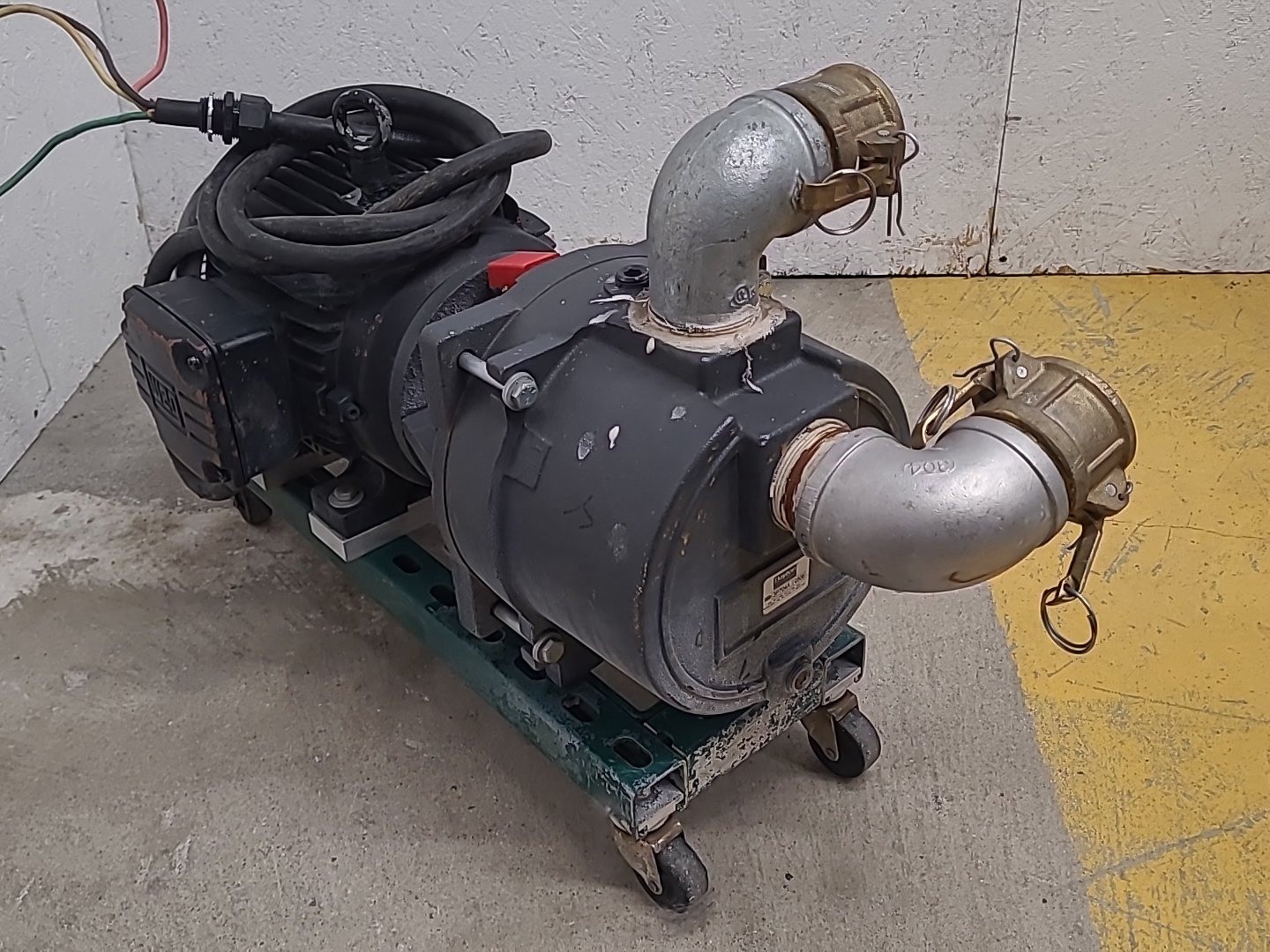 Dayton 2″ Self Priming 3P704A Booster Sprinkler Pump WEG 5HP Electric Motor B