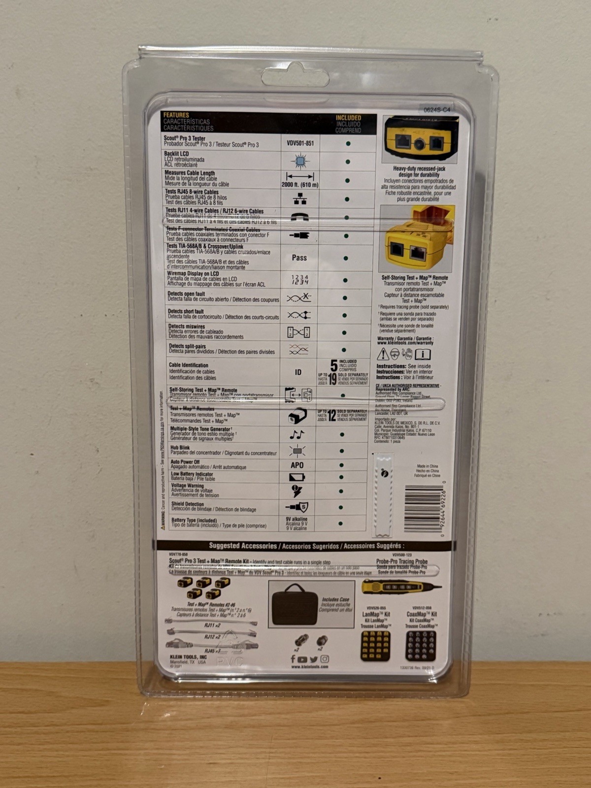 Klein Tools VDV501-851 Scout Pro 3 Tester Starter Kit Brand New SEALED